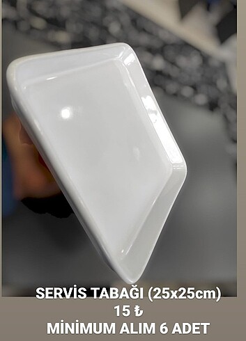 4 adet servis tabağı 