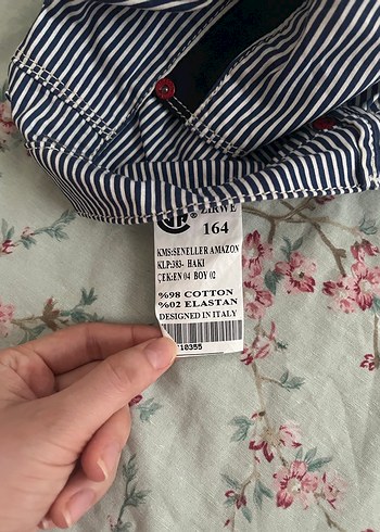 Çizgili Kadın jorts - Görsel 5