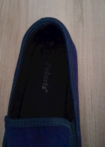 Erkek Lacivert Kot Espadril Velcro'lu - Görsel 3