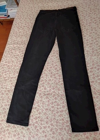 LC Waikiki Kadın Siyah Denim Normal Boy Pantolon