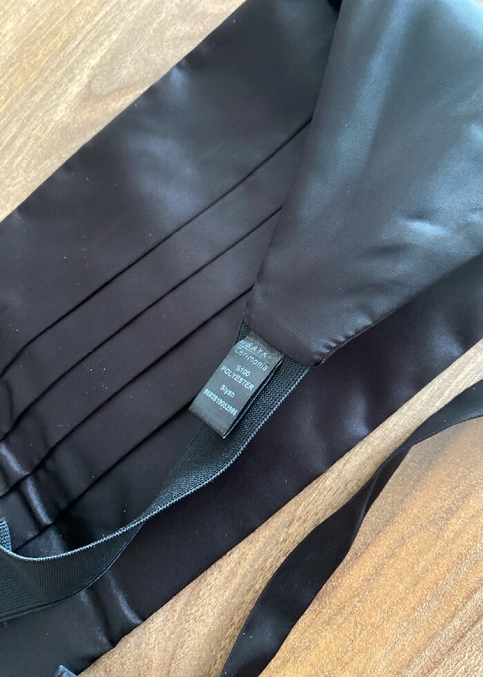 Hatemoğlu erkek damat kemer ve papyon - Görsel 2