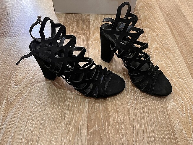 Deichmann siyah topuklu ayakkabı