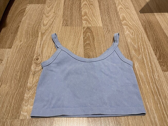 Stradivarius Stradivarius askılı batik desenli crop