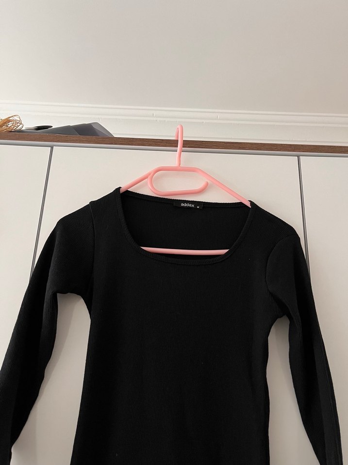 Siyah Kadın Uzun Kollu Triko Elbise - Görsel 2