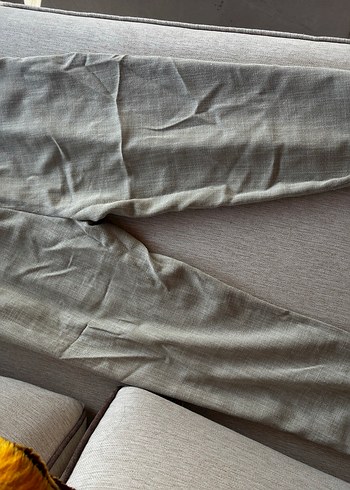 Kemerli Rahat Kadın Keten Pantolon - Görsel 3