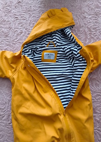 Sarı Fermuarlı Bebek Erkek Tulum - Görsel 3