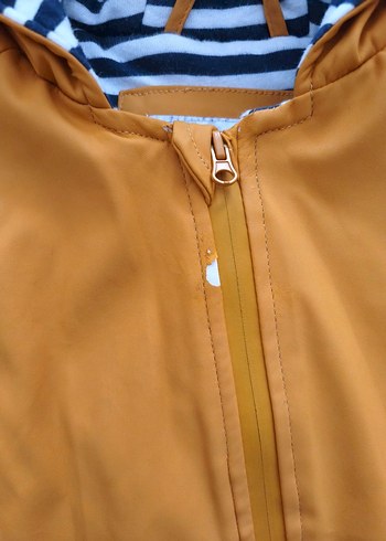 Sarı Fermuarlı Bebek Erkek Tulum - Görsel 4