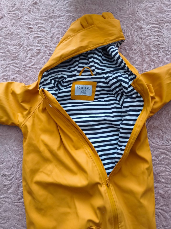 Sarı Fermuarlı Bebek Erkek Tulum - Görsel 3