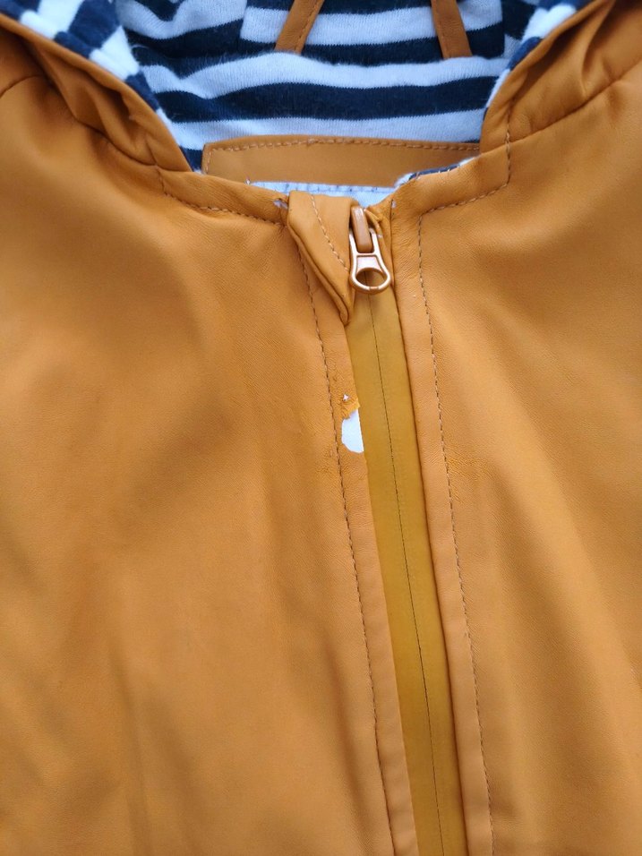 Sarı Fermuarlı Bebek Erkek Tulum - Görsel 4