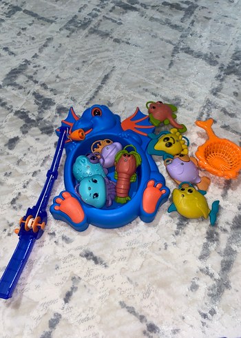 Renkli Su Oyuncağı Balık Tutma Seti - Görsel 4