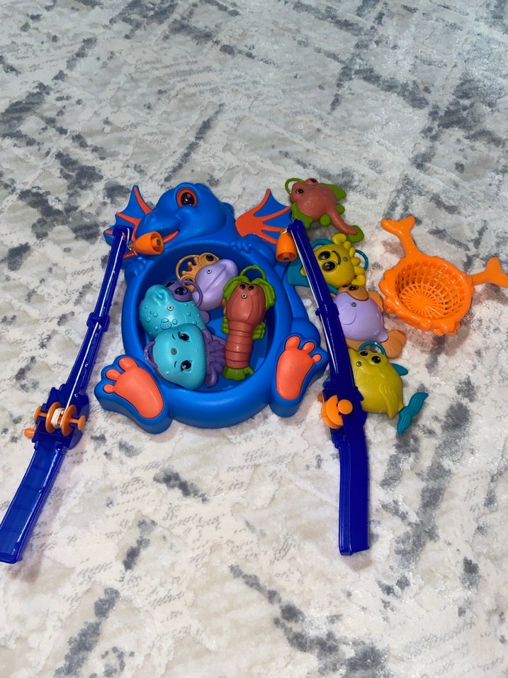 Renkli Su Oyuncağı Balık Tutma Seti - Görsel 2