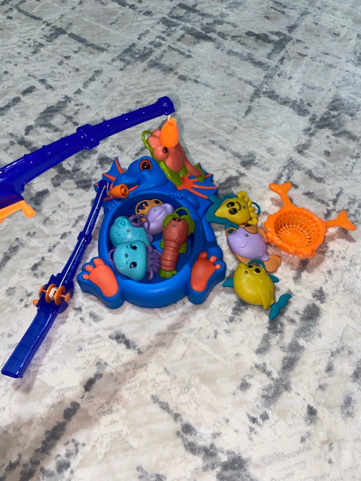 Renkli Su Oyuncağı Balık Tutma Seti - Görsel 3