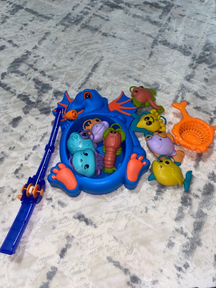 Renkli Su Oyuncağı Balık Tutma Seti - Görsel 4