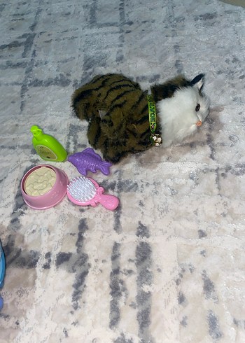 Mavi Pastel Kedi Aksesuar Seti - Görsel 4