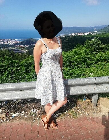 38 Beden Çiçekli elbise