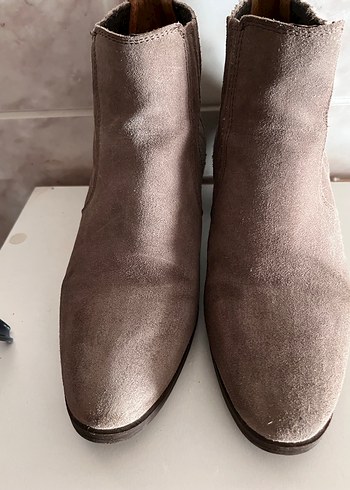 İnci Süet Kadın  Topuklu Bot - Görsel 7