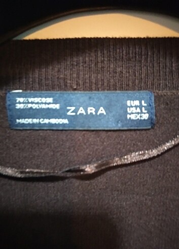 l Beden kahverengi Renk Zara triko