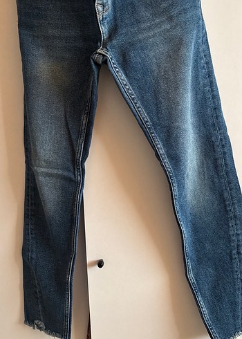 Colin's Nakışlı Düğmeli Mavi Kadın Kot Pantolon