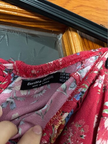 xs Beden Bershka mini elbise