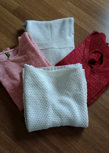 Gri Beyaz Örgü Çocuk Battaniyesi - Görsel 2