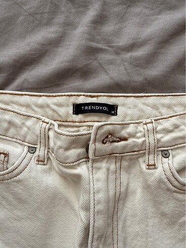 36 Beden Trendyol milla bej Jean