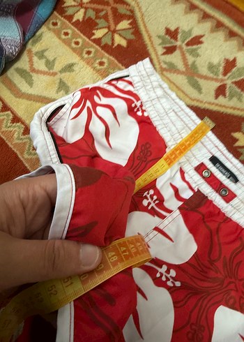 Renkli Kısa Bağcıklı Erkek Mayo - Görsel 4