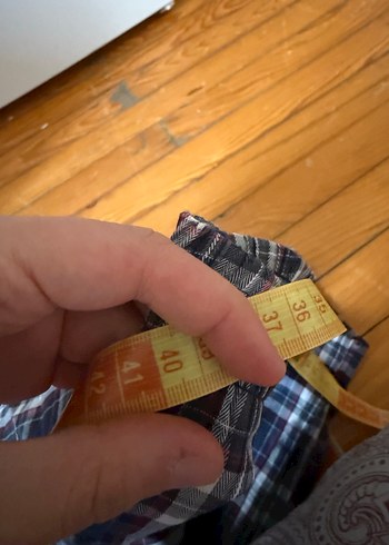 Erkek Lacivert Kareli Rahat Pijama Altı - Görsel 7