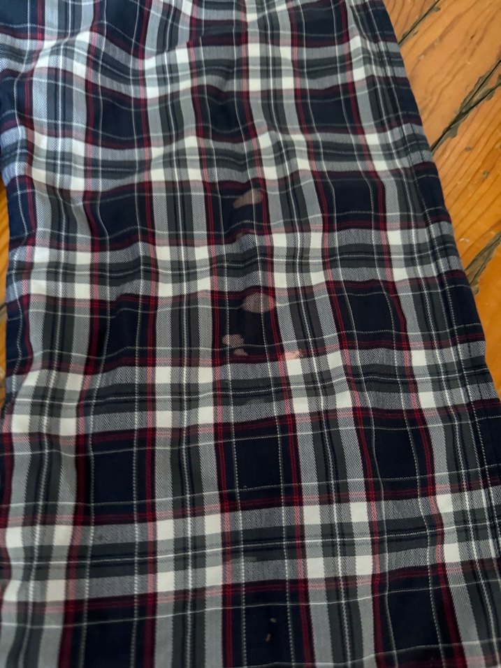 Erkek Lacivert Kareli Rahat Pijama Altı - Görsel 3