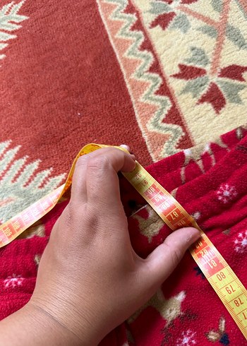 13-14 Yaş Beden Kız Çocuk Renkli Desenli Rahat polar pijama