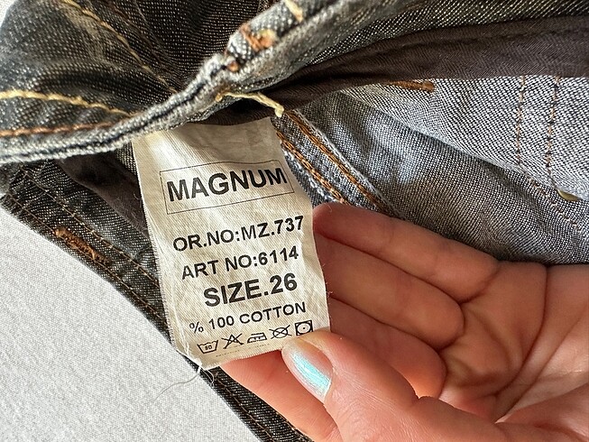 26 Beden Magnum 2000ler kot etek