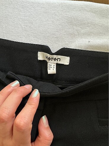 Koton Koton siyah kumaş pantolon