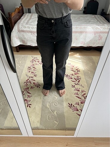 38 Beden siyah Renk Zara jean