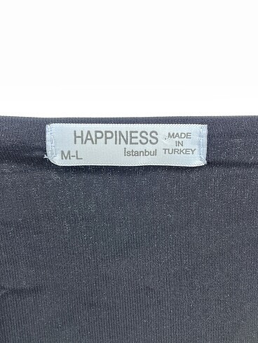 m Beden siyah Renk Happiness Kısa Elbise %70 İndirimli.