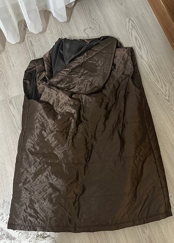 Düğmeli Kahverengi Midi Kadın Yelek - Görsel 4