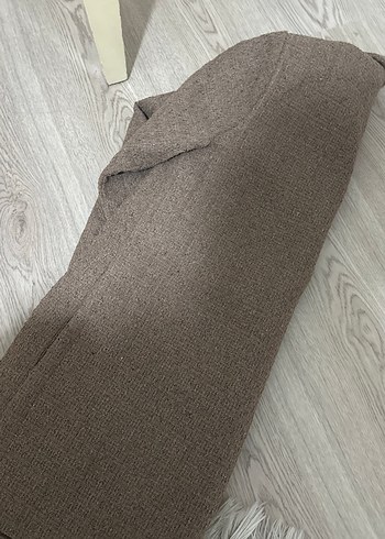 Düğmeli Kahverengi Kadın ceket - Görsel 6