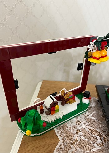 Lego Yılbaşı Temalı Fotoğraf Çerçevesi