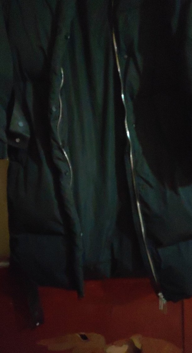 Siyah Uzun Kadın Kış Montu - Görsel 3