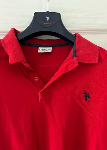 Kırmızı Kısa Kollu Polo Yaka Tişört - Görsel 2