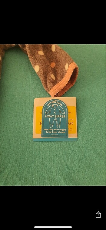 Carter's Kalın kız bebek tulum