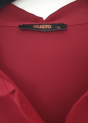 xl Beden GUSTO Bordo Gömlek