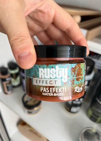 Rusty Pas Efekti Su Bazlı Kahverengi Boya