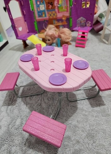  Beden Barbie piknik masası 