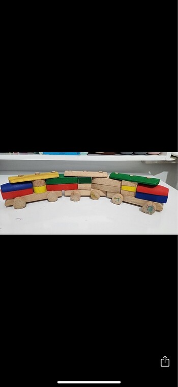  Beden Woody ahşap tren