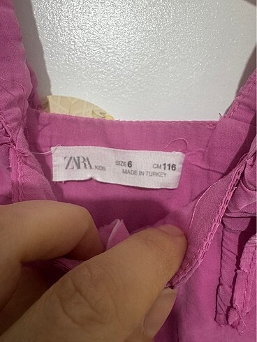 6 Yaş Beden Zara tulum