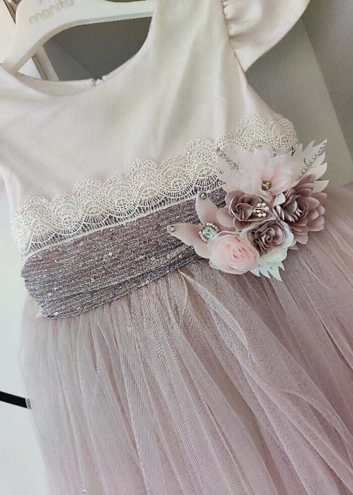 Monita Kids 7 yaş abiye  - Görsel 3