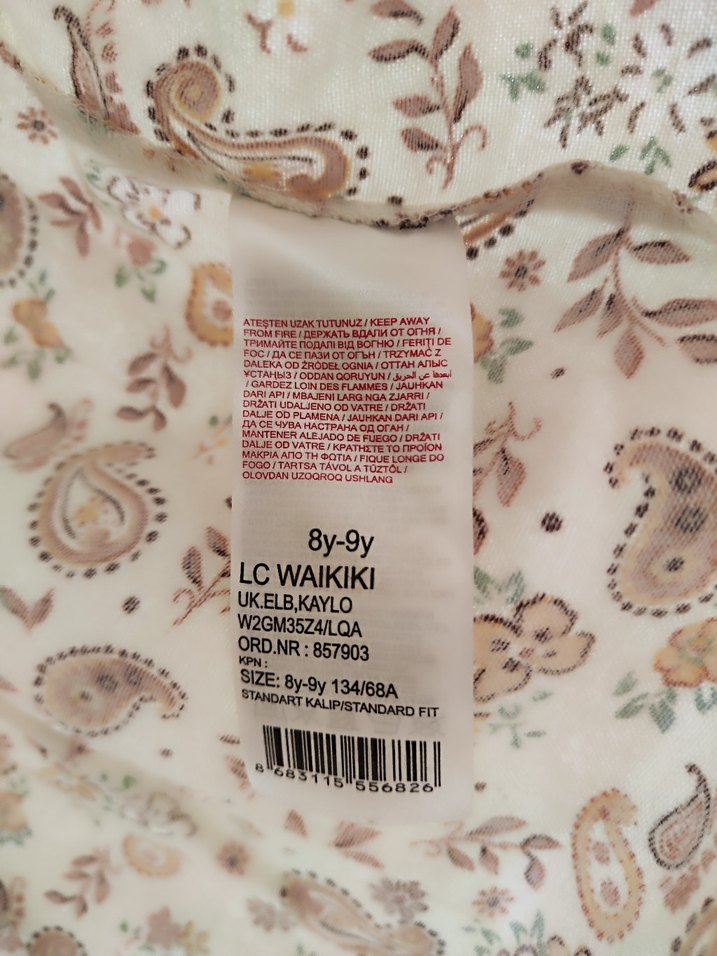 LCW Uzun Kollu Pamuk Fırfırlı Elbise - Görsel 4