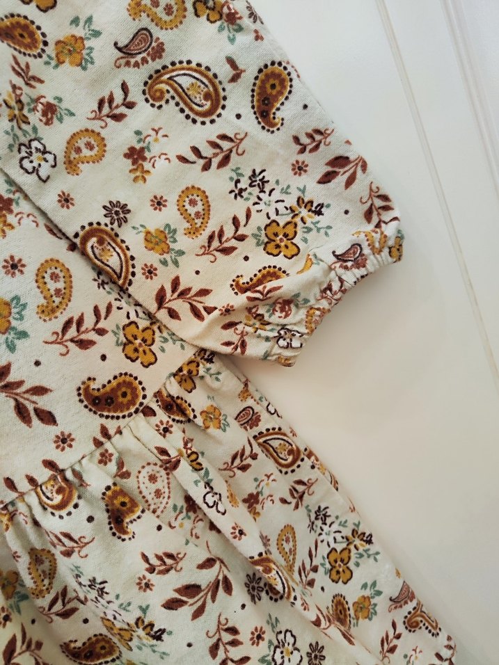 LCW Uzun Kollu Pamuk Fırfırlı Elbise - Görsel 3