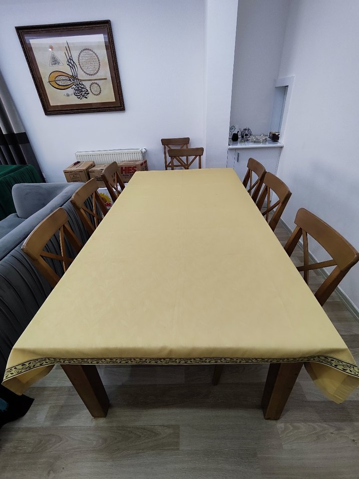 12 peçete ve dertsiz masa örtüsü - Görsel 2