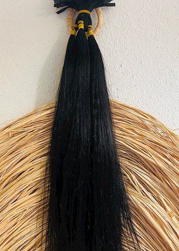 Gerçek doğal insan saçı 200 adet - Görsel 3