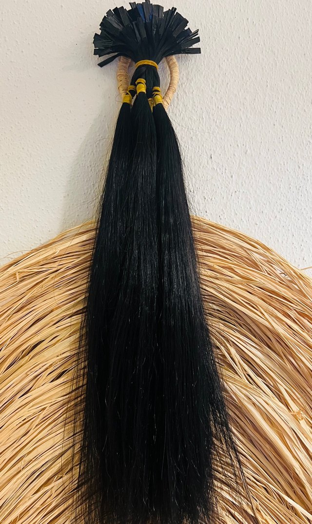 Gerçek doğal insan saçı 200 adet - Görsel 3